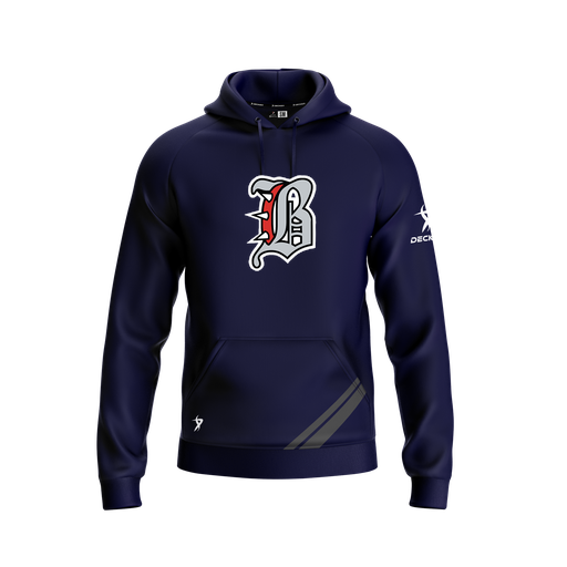 [FOLHSMNV-YXS-LOGO1] Decker Summit Hoodie (Youth XS, Navy, Logo 1)