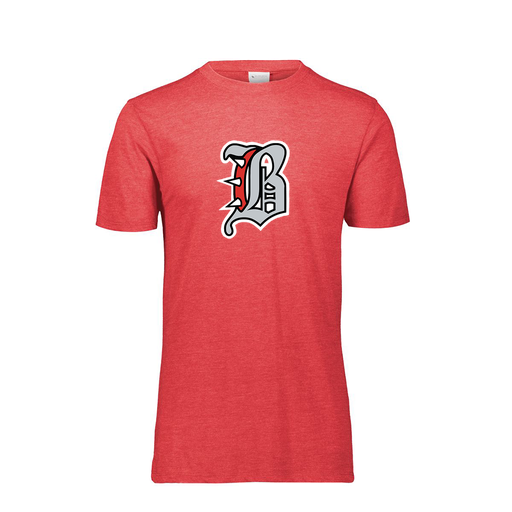 [FTSCUBRD-AS-LOGO1] Decker Men's Tri-Blend T-Shirt - Short Sleeve (Adult S, Red, Logo 1)