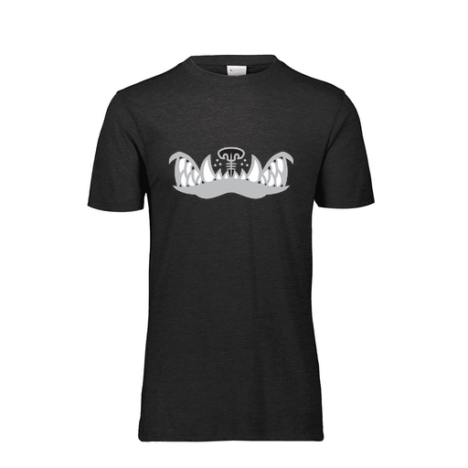 [FTSCUBBK-YS-LOGO2] Decker Youth Tri-Blend T-Shirt - Short Sleeve (Youth S, Black, Logo 2)