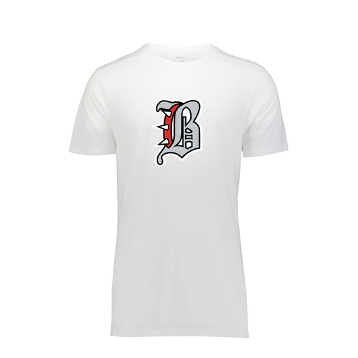 [FTSCUBWH-YS-LOGO1] Decker Youth Tri-Blend T-Shirt - Short Sleeve (Youth S, White, Logo 1)