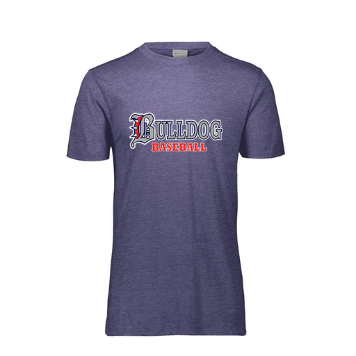 [FTSCUBNV-YS-LOGO3] Decker Youth Tri-Blend T-Shirt - Short Sleeve (Youth S, Navy, Logo 3)