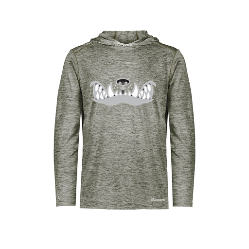 [FOLHCGGY-AS-LOGO2] Decker Men's Charge Hoodie (Adult S, Gray, Logo 2)