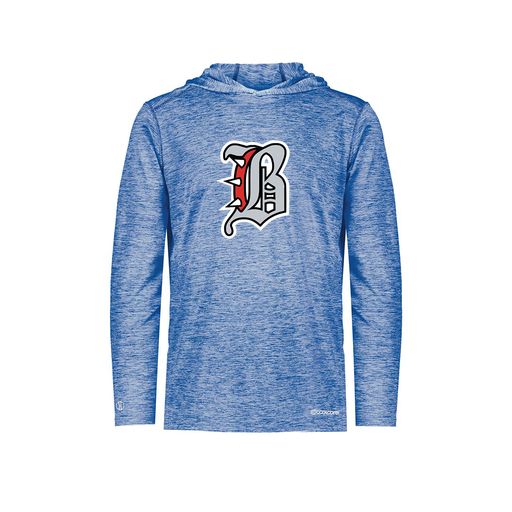 [FOLHCGRY-YS-LOGO1] Decker Youth Charge Hoodie (Youth S, Royal, Logo 1)