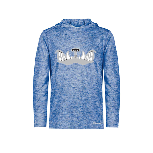 [FOLHCGRY-YS-LOGO2] Decker Youth Charge Hoodie (Youth S, Royal, Logo 2)