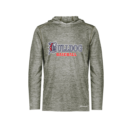 [FOLHCGGY-YS-LOGO3] Decker Youth Charge Hoodie (Youth S, Gray, Logo 3)