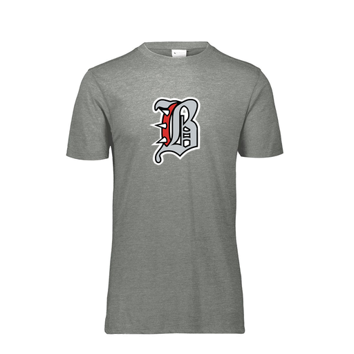 [FTSCUBGY-AS-LOGO1] Decker Men's Tri-Blend T-Shirt - Short Sleeve (Adult S, Gray, Logo 1)