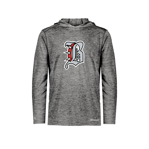 [FOLHCGBK-YS-LOGO1] Decker Youth Charge Hoodie (Youth S, Black, Logo 1)